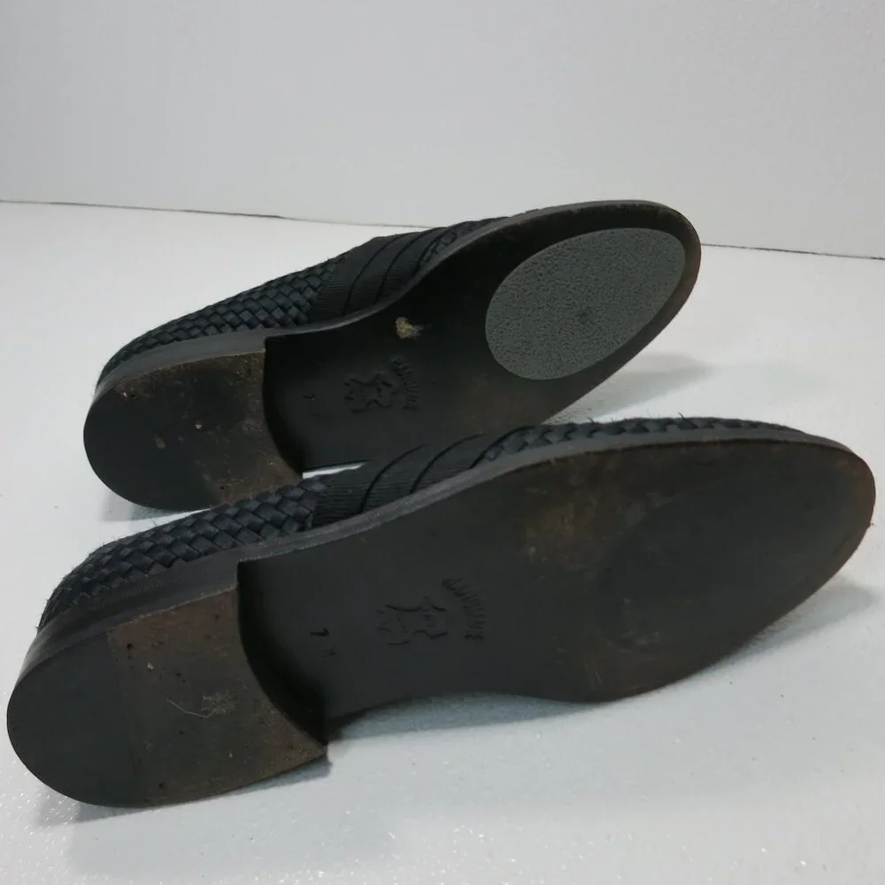 Saks Fifth Avenue Cloth Dress Formal Fashion Loafers Men's Footwear Shoes 7